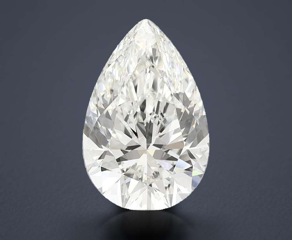 3.72 Carat Pear Lab Diamond