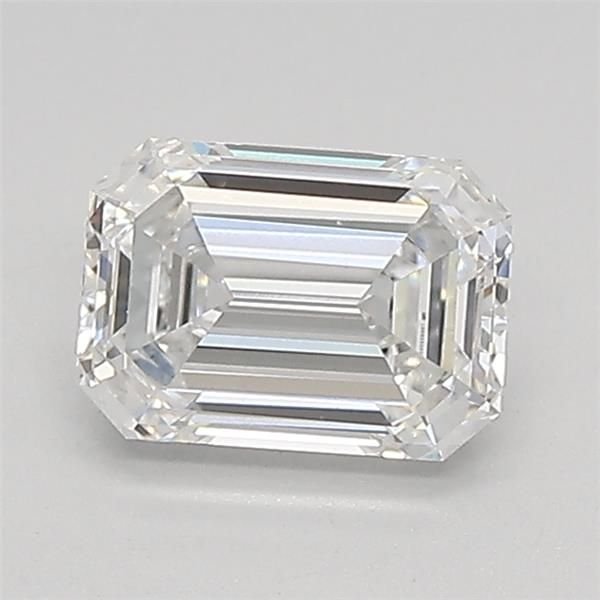 0.85ct E VVS2 Rare Carat Ideal Cut Emerald Lab Grown Diamond