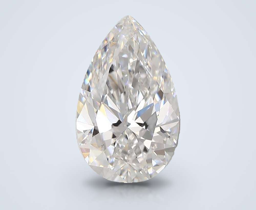 4.00 Carat Pear Lab Diamond
