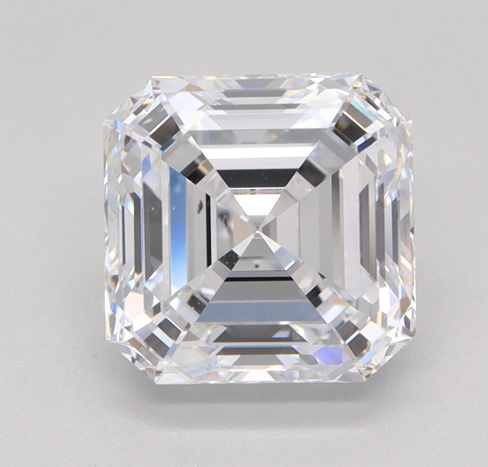 2.15ct E VS2 Rare Carat Ideal Cut Asscher Lab Grown Diamond