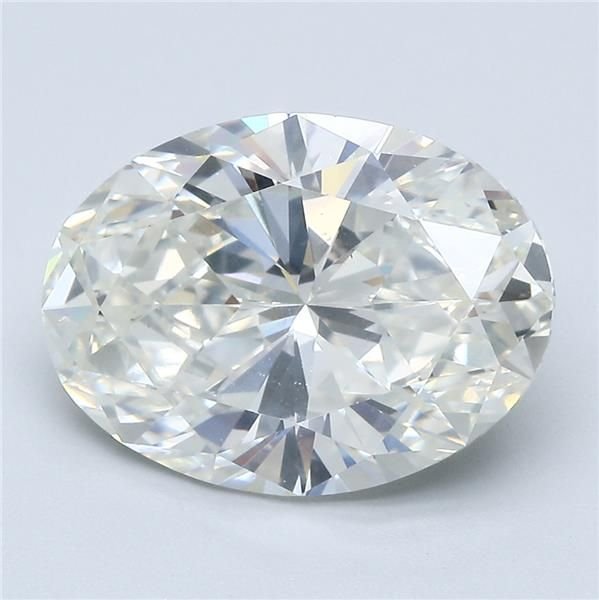 5.71ct I SI1 Rare Carat Ideal Cut Oval Diamond