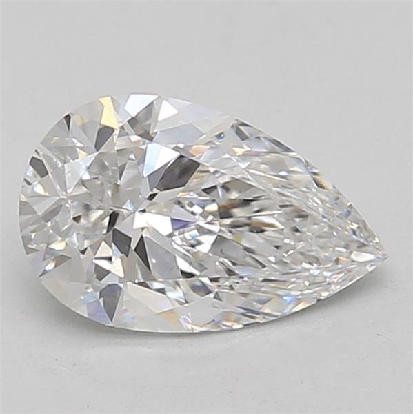 1.39ct D VS2 Rare Carat Ideal Cut Pear Lab Grown Diamond