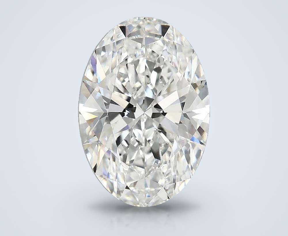 3.95 Carat Oval Lab Diamond