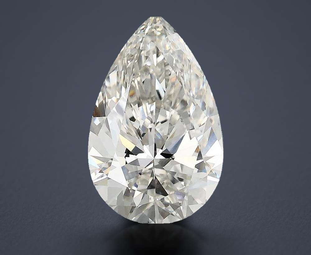 3.00 Carat Pear Lab Diamond