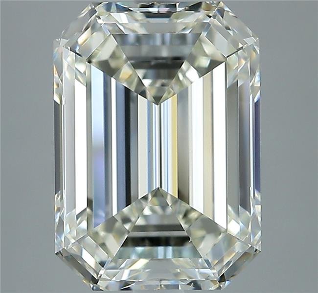 5.02ct K VS2 Rare Carat Ideal Cut Emerald Diamond