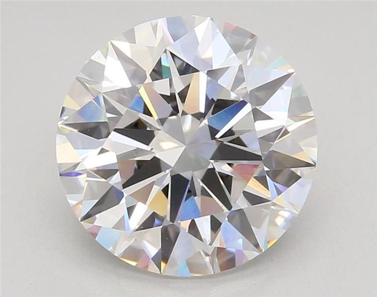 5.01ct F VS1 Rare Carat Ideal Cut Round Lab Grown Diamond