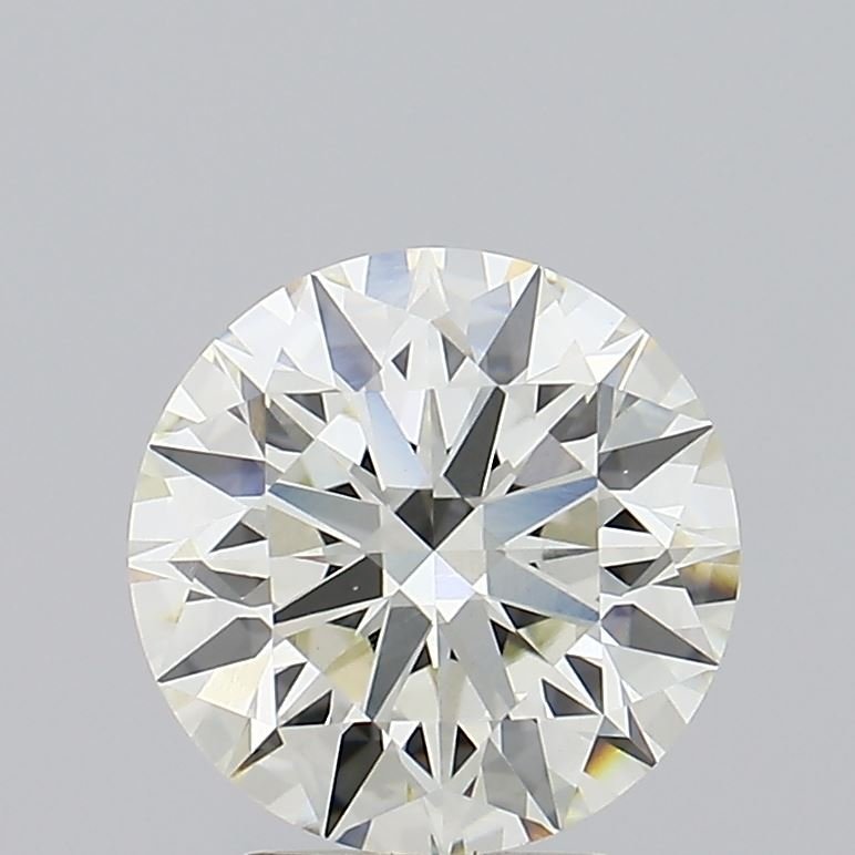 3.06ct J VVS2 Rare Carat Ideal Cut Round Lab Grown Diamond