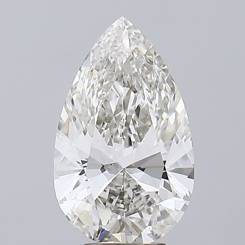 5.50ct H VS2 Rare Carat Ideal Cut Pear Lab Grown Diamond