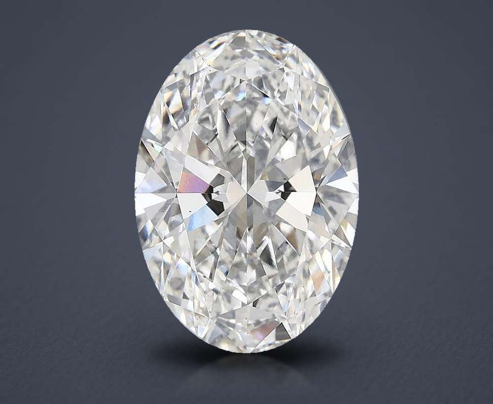 3.86 Carat Oval Lab Diamond
