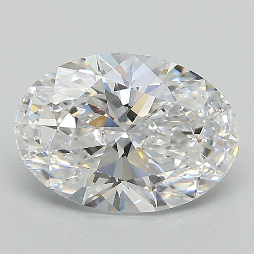 2.09ct E VVS2 Rare Carat Ideal Cut Oval Lab Grown Diamond