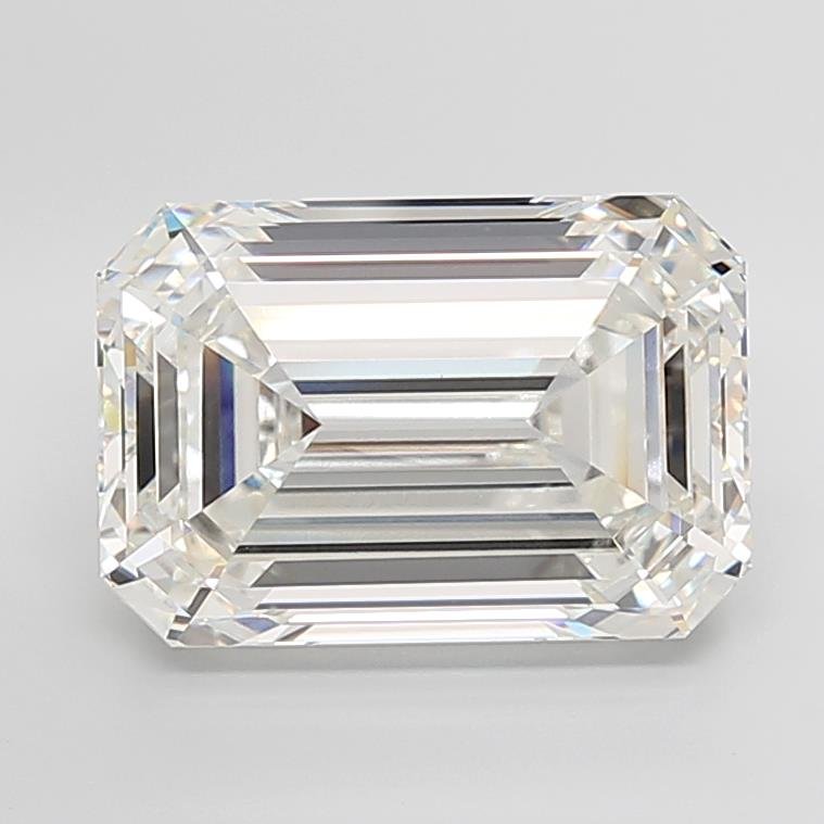 15.06ct G VVS2 Rare Carat Ideal Cut Emerald Lab Grown Diamond