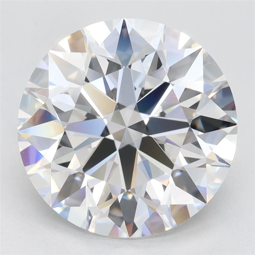 4.18ct D VVS1 Rare Carat Ideal Cut Round Lab Grown Diamond