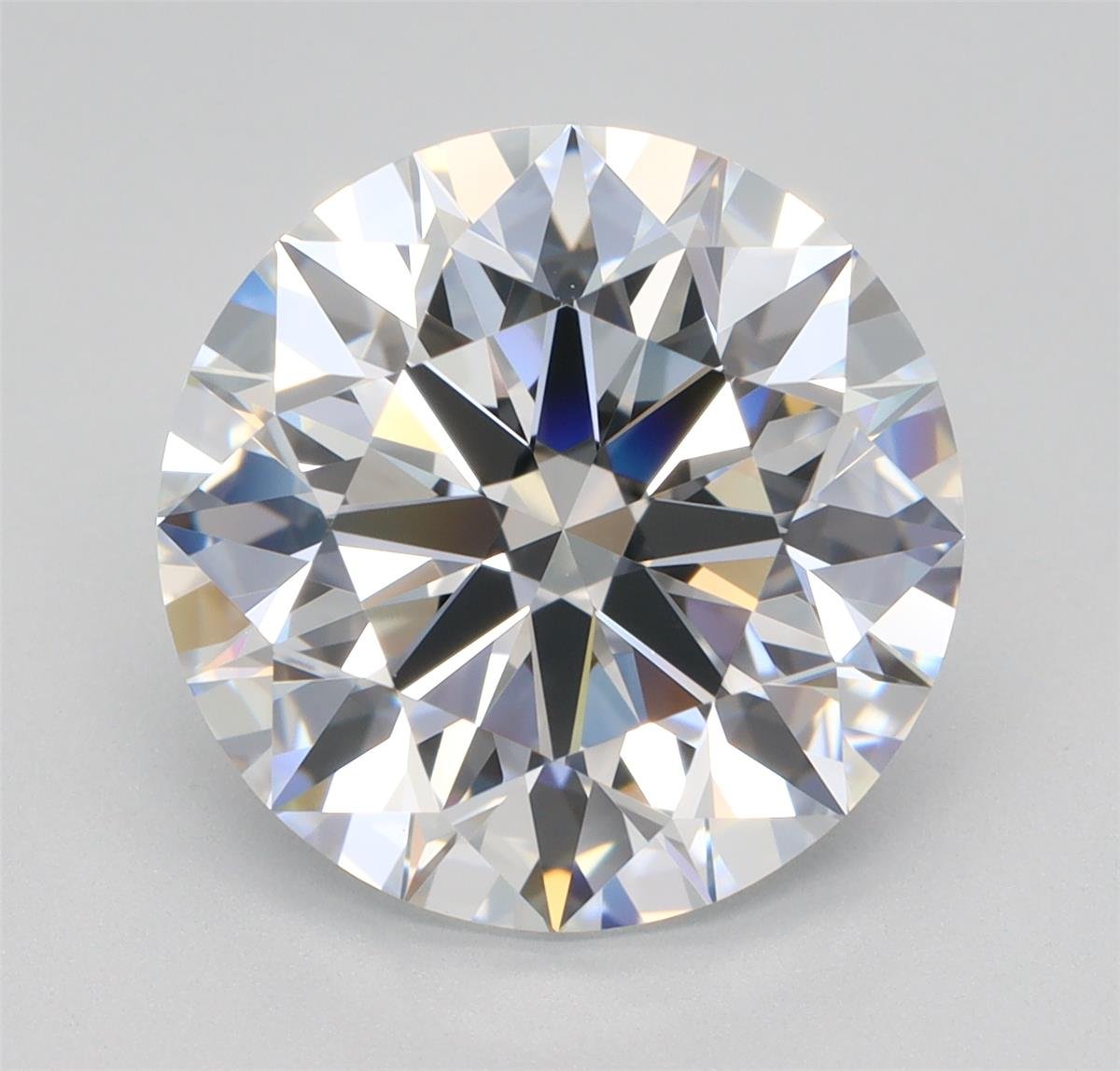 4.66ct D VVS1 Rare Carat Ideal Cut Round Lab Grown Diamond