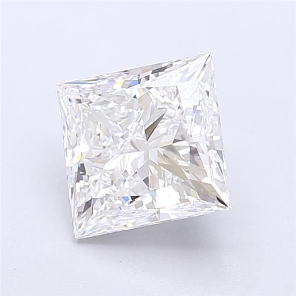 2.00ct D VVS2 Rare Carat Ideal Cut Princess Lab Grown Diamond