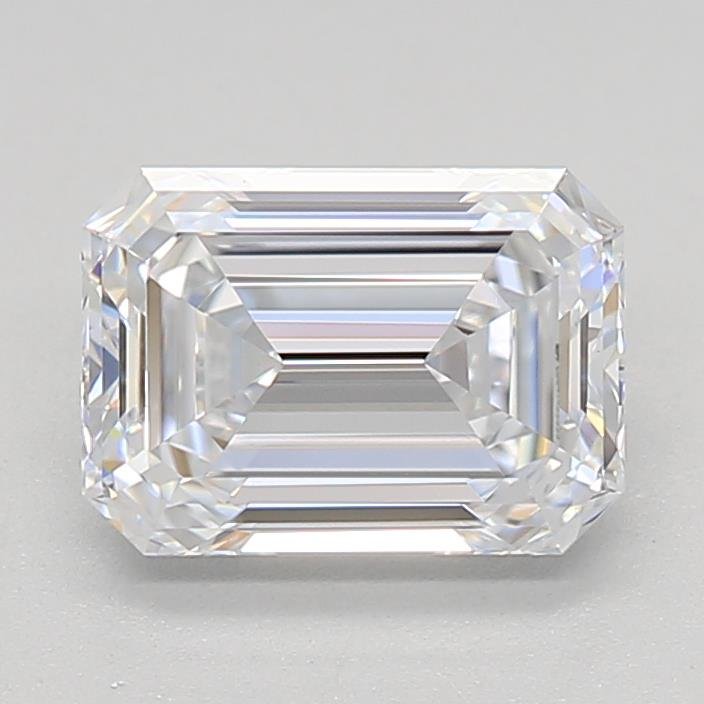 1.05ct D VVS1 Rare Carat Ideal Cut Emerald Lab Grown Diamond