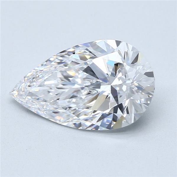 3.09 Carat Pear Natural Diamond