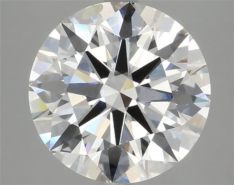 4.70ct F SI1 Rare Carat Ideal Cut Round Lab Grown Diamond