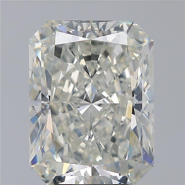 5.01ct K SI1 Rare Carat Ideal Cut Radiant Diamond