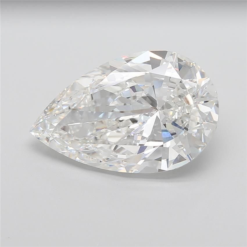 15.00ct F VVS2 Excellent Cut Pear Lab Grown Diamond