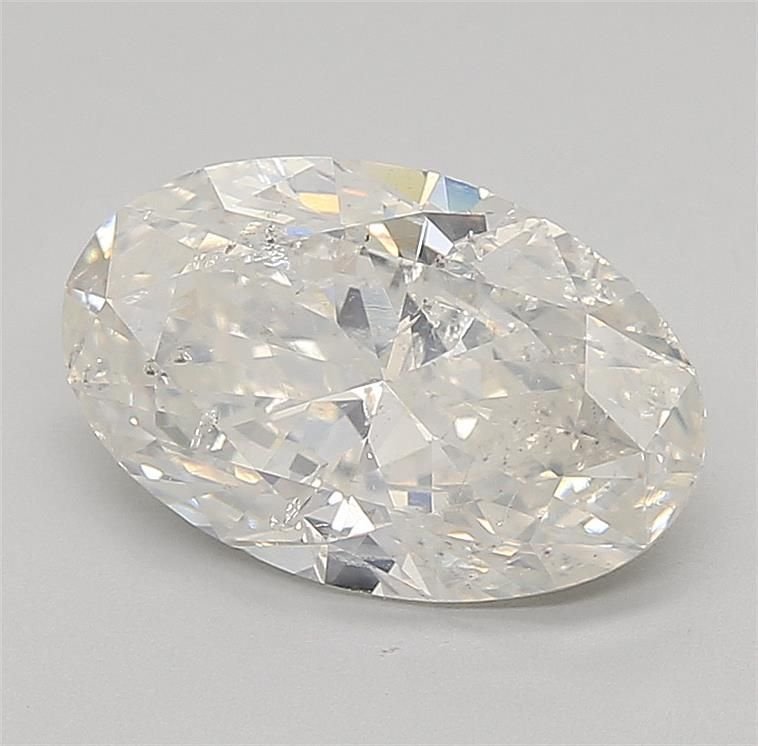 3.52ct H SI2 Rare Carat Ideal Cut Oval Diamond