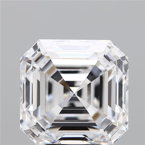 7.30ct F VS1 Rare Carat Ideal Cut Asscher Lab Grown Diamond