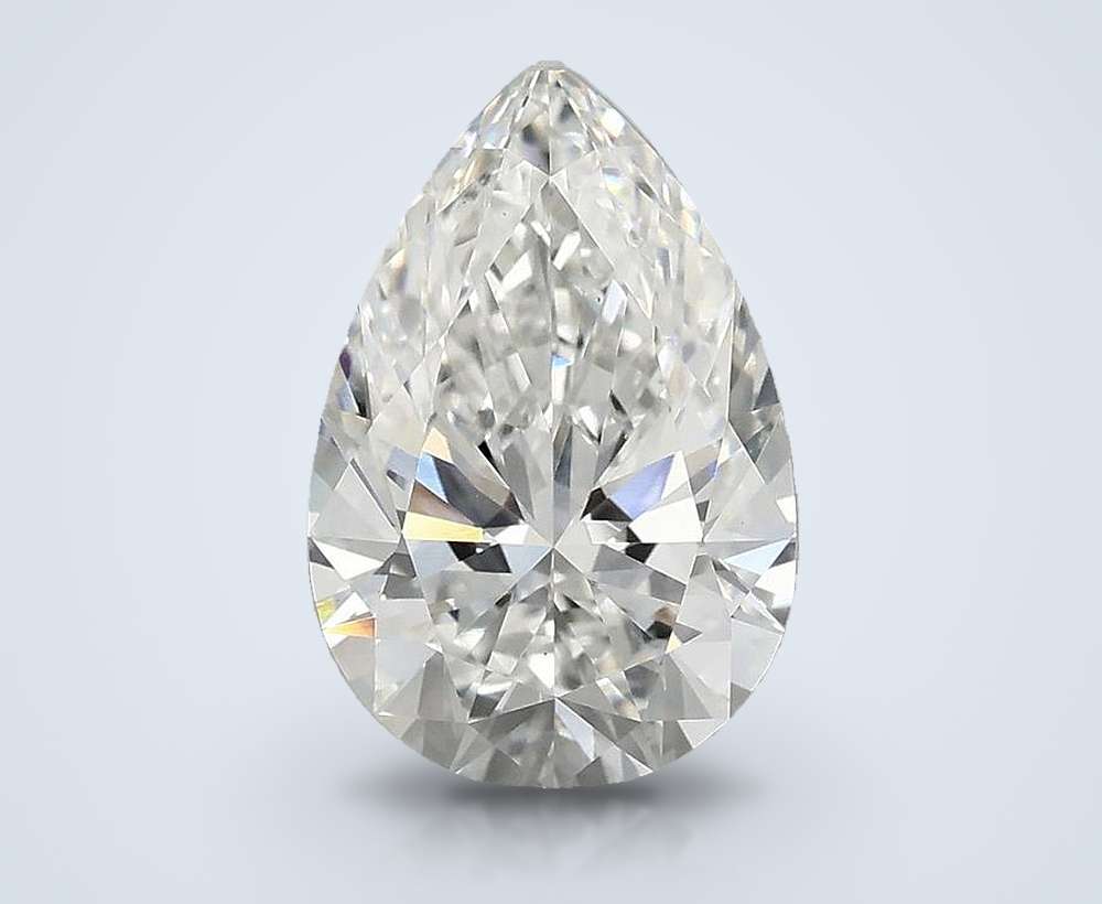 2.58 Carat Pear Lab Diamond