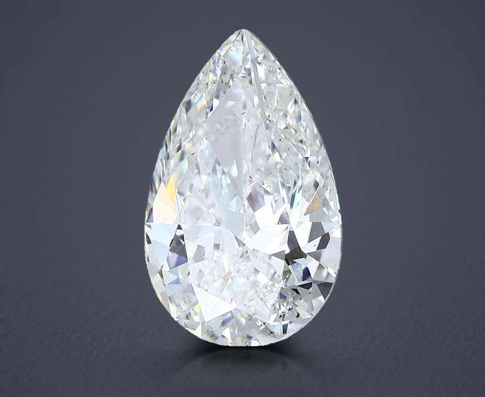 5.01 Carat Pear Natural Diamond