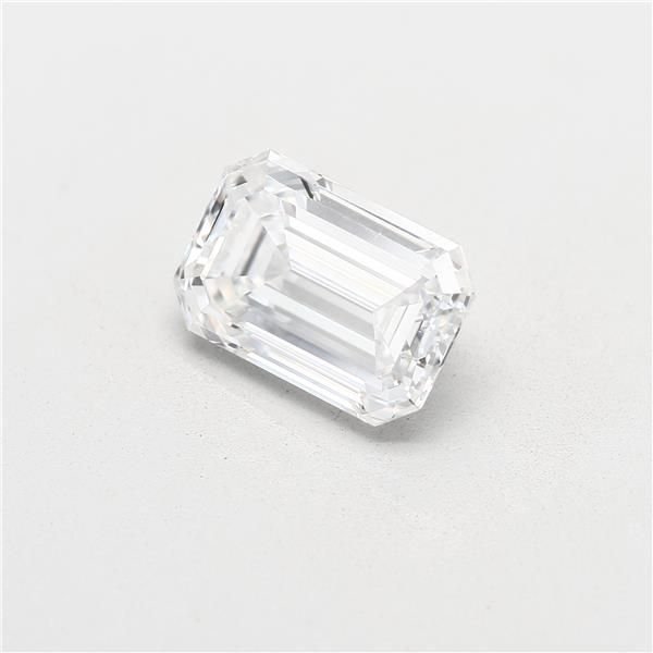3.01ct D SI1 Excellent Cut Emerald Diamond