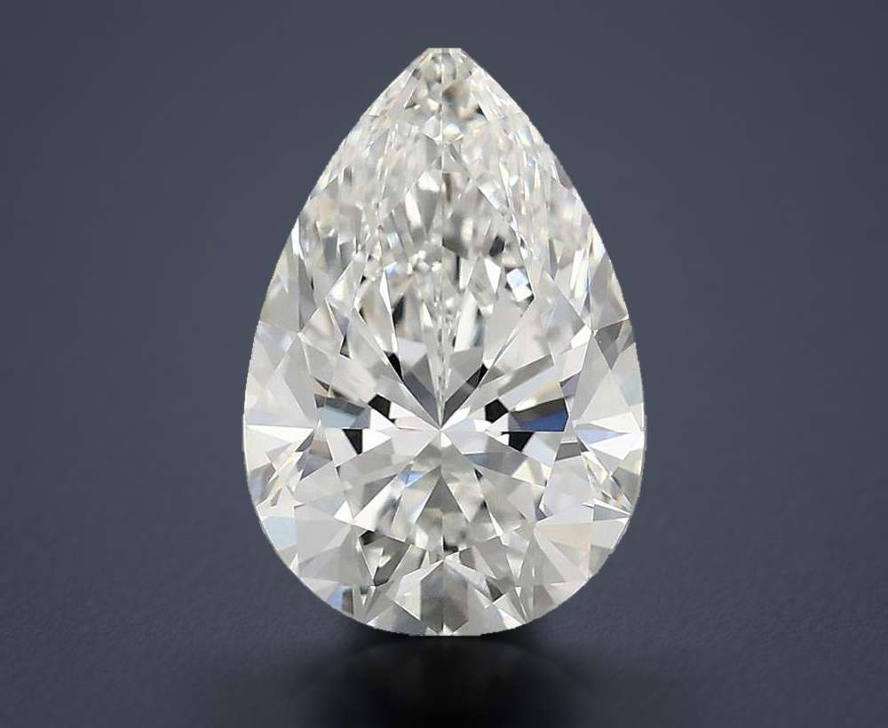 2.98 Carat Pear Lab Diamond
