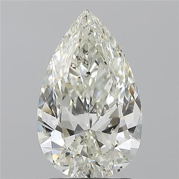 2.06ct J SI2 Rare Carat Ideal Cut Pear Diamond