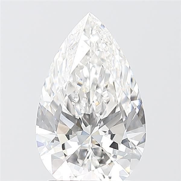 2.09ct F VS1 Rare Carat Ideal Cut Pear Lab Grown Diamond