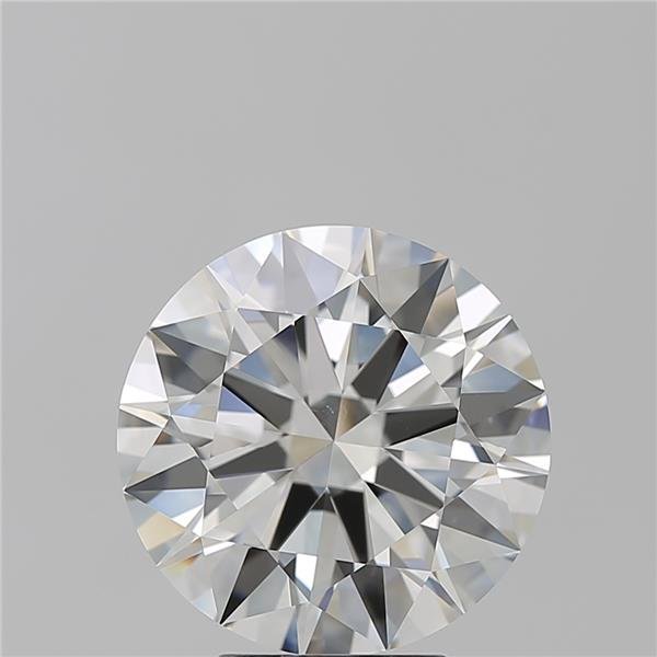 5.02ct H VS2 Rare Carat Ideal Cut Round Diamond