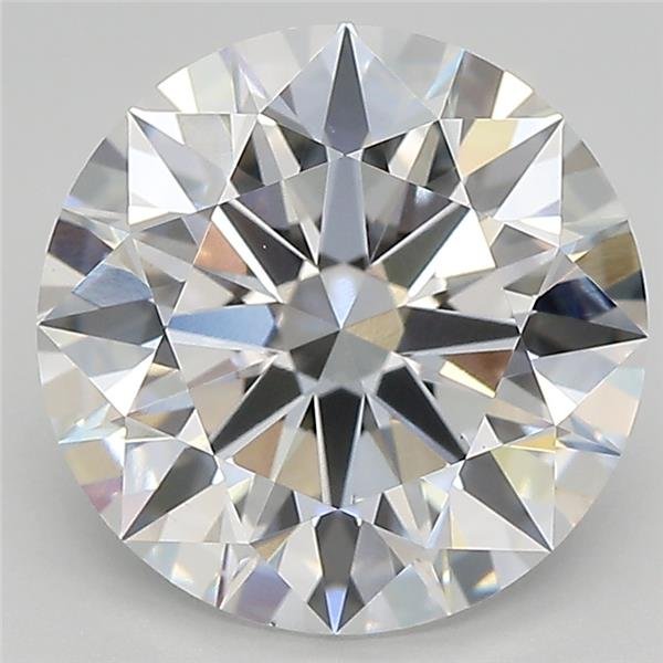 4.04ct D VVS2 Rare Carat Ideal Cut Round Lab Grown Diamond