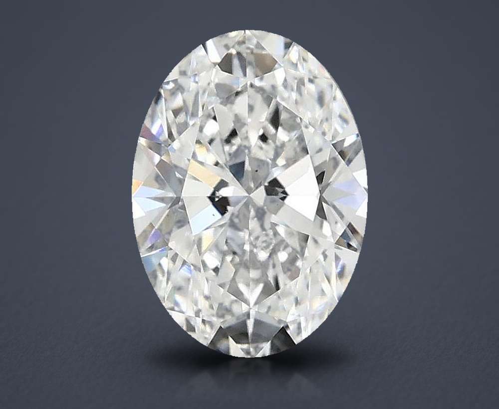 1.64 Carat Oval Lab Diamond