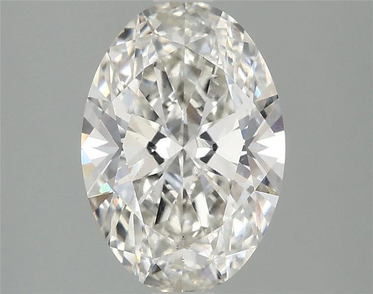 2.07ct H VS2 Rare Carat Ideal Cut Oval Lab Grown Diamond