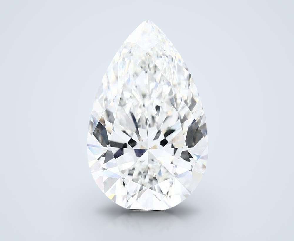7.01 Carat Pear Lab Diamond