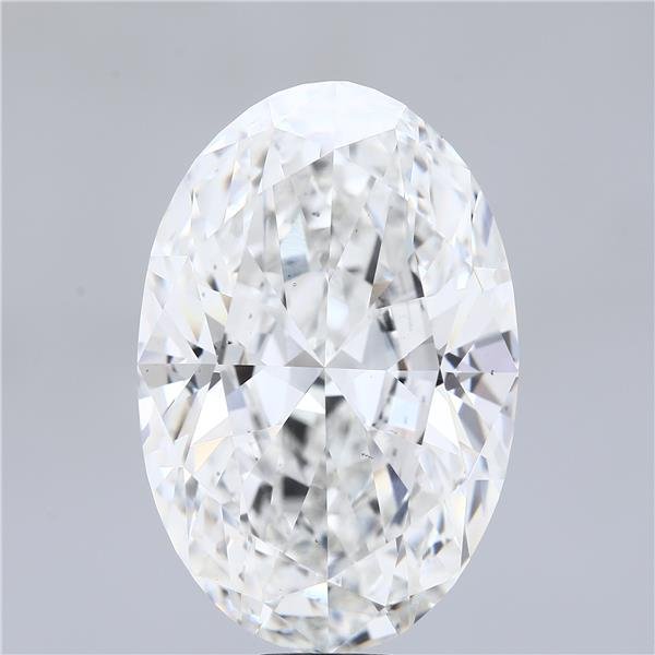 25.13ct F VS2 Rare Carat Ideal Cut Oval Lab Grown Diamond