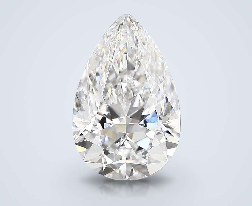 3.72 Carat Pear Lab Diamond