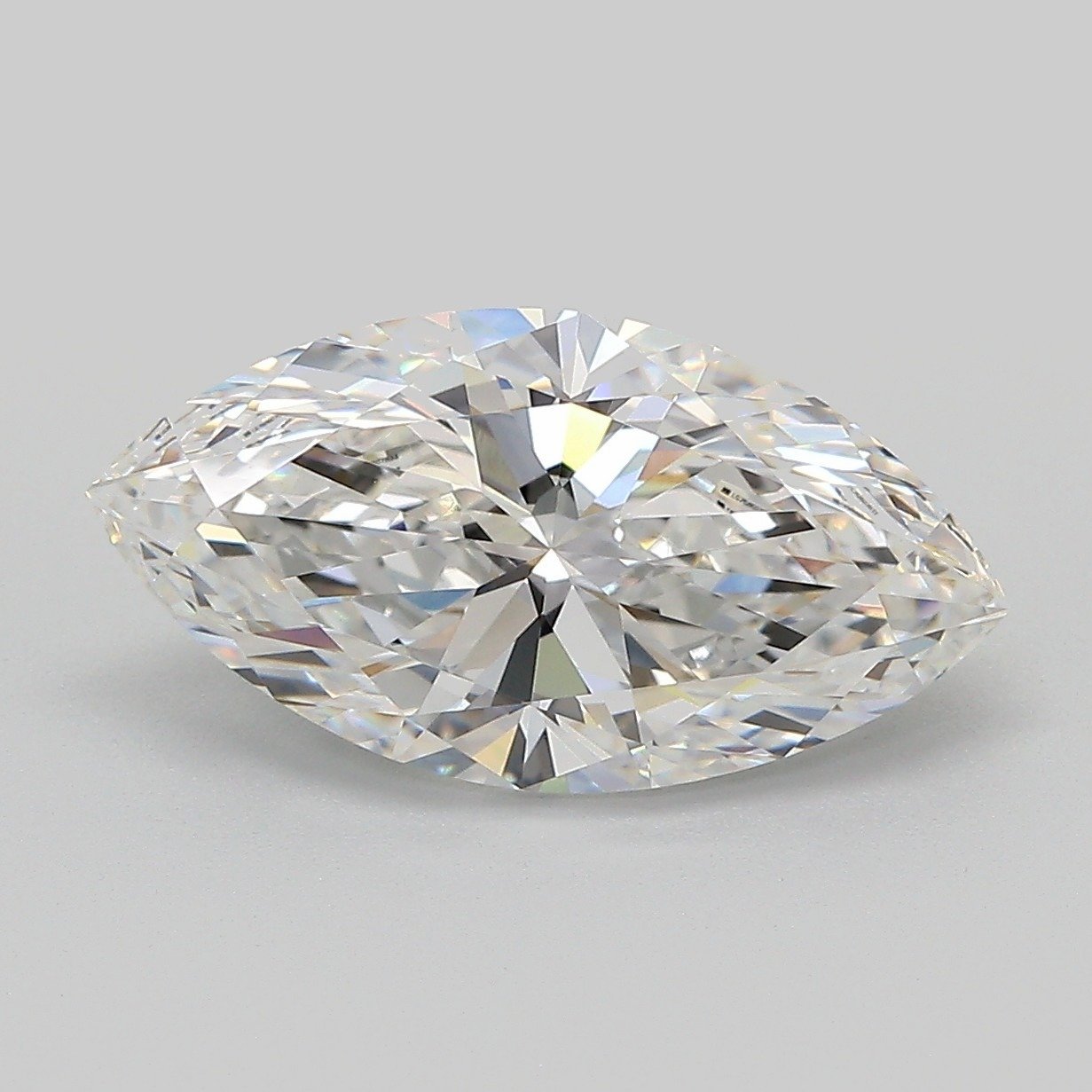3.09ct E VVS2 Rare Carat Ideal Cut Marquise Lab Grown Diamond