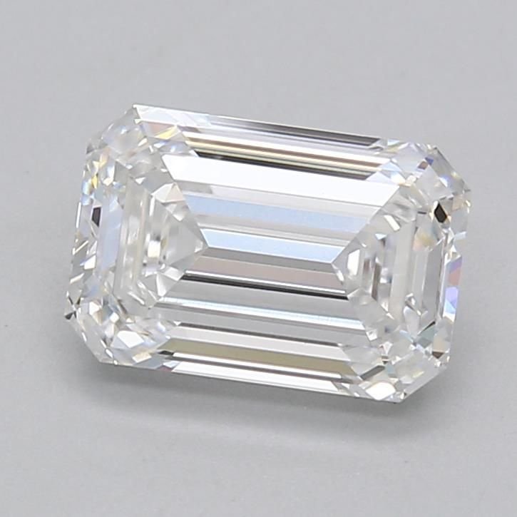 2.04ct D VVS2 Rare Carat Ideal Cut Emerald Lab Grown Diamond