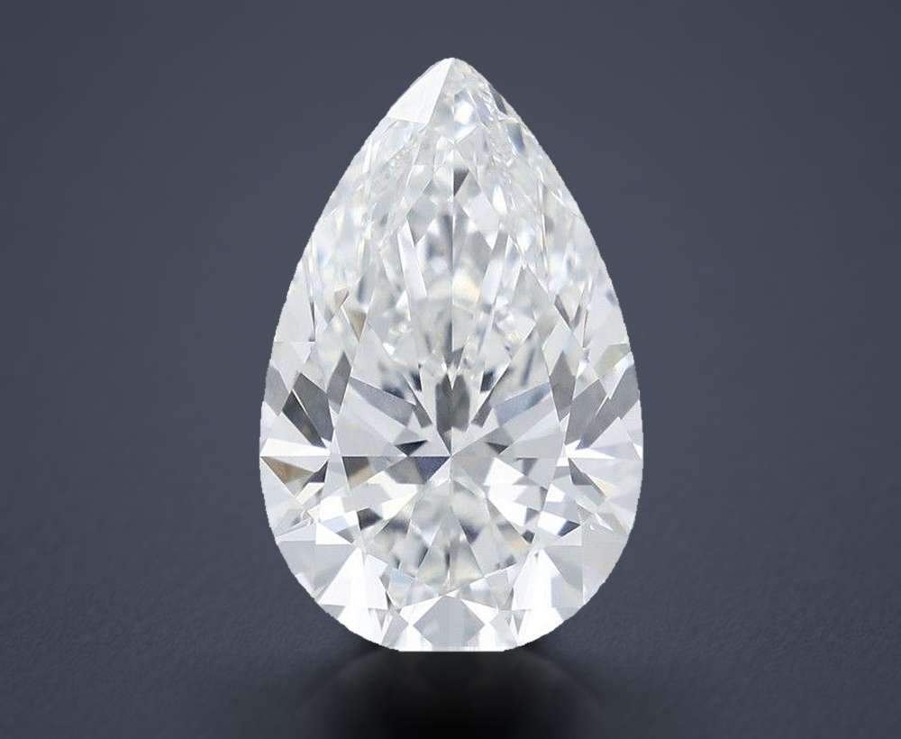 10.01 Carat Pear Lab Diamond