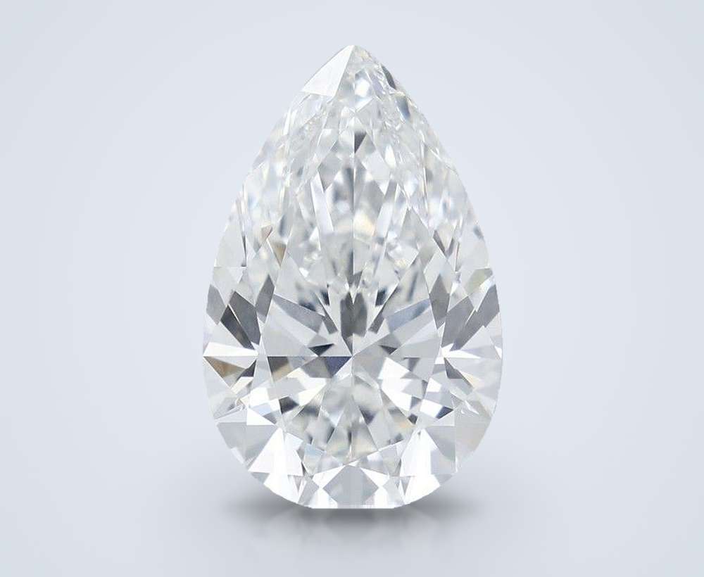 10.01 Carat Pear Lab Diamond