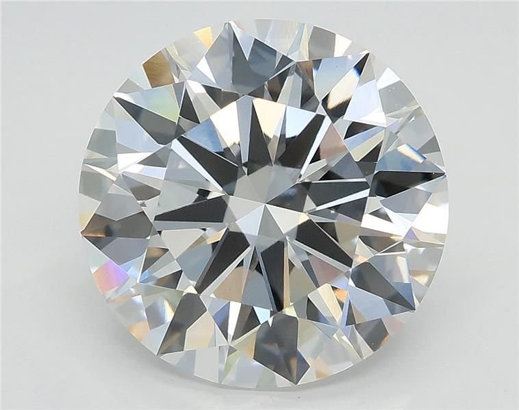 5.21ct F VS1 Rare Carat Ideal Cut Round Lab Grown Diamond