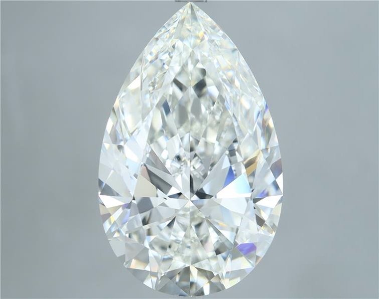 7.55ct I VVS1 Rare Carat Ideal Cut Pear Diamond