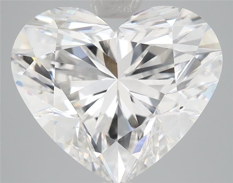 6.38ct F VS1 Rare Carat Ideal Cut Heart Lab Grown Diamond