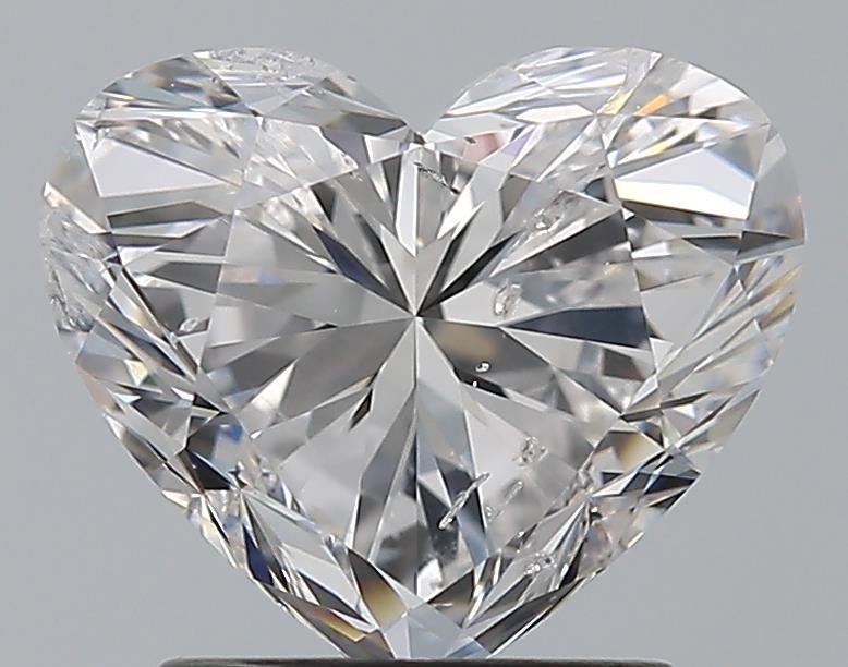 2.00ct E SI2 Rare Carat Ideal Cut Heart Diamond