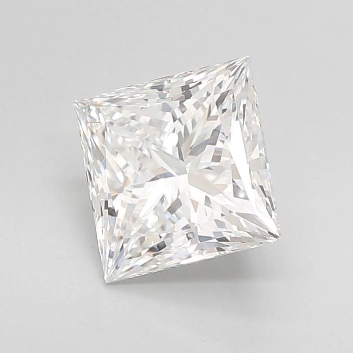 2.05ct E VVS2 Rare Carat Ideal Cut Princess Lab Grown Diamond