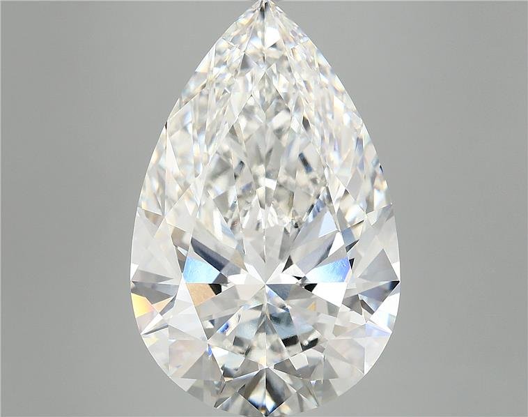 11.37ct E VVS2 Rare Carat Ideal Cut Pear Lab Grown Diamond
