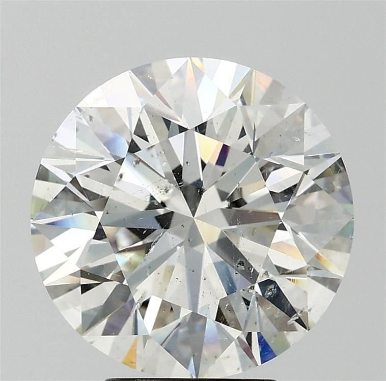 5.01ct H SI2 Rare Carat Ideal Cut Round Diamond