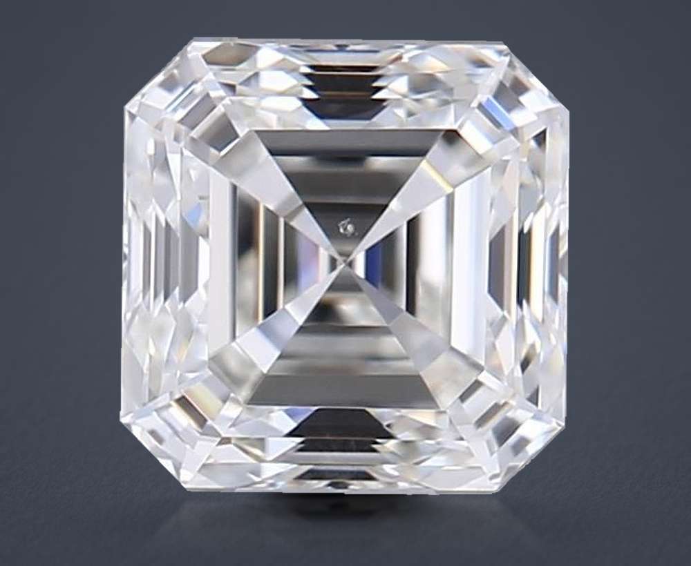 0.61 Carat Asscher Natural Diamond